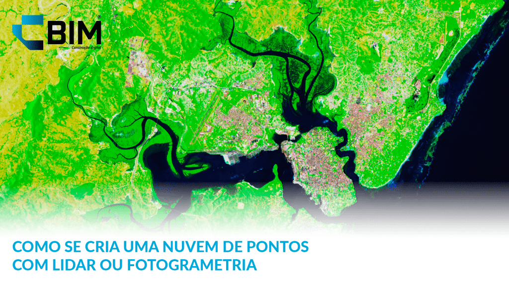 Como se cria uma nuvem de pontos com lidar ou fotogrametria